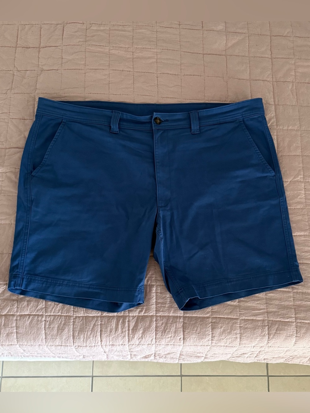 St. John's Bay Navy Blue Flat-Front Men's Shorts